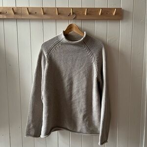 Vintage 90s J. Crew roll neck cotton sweater